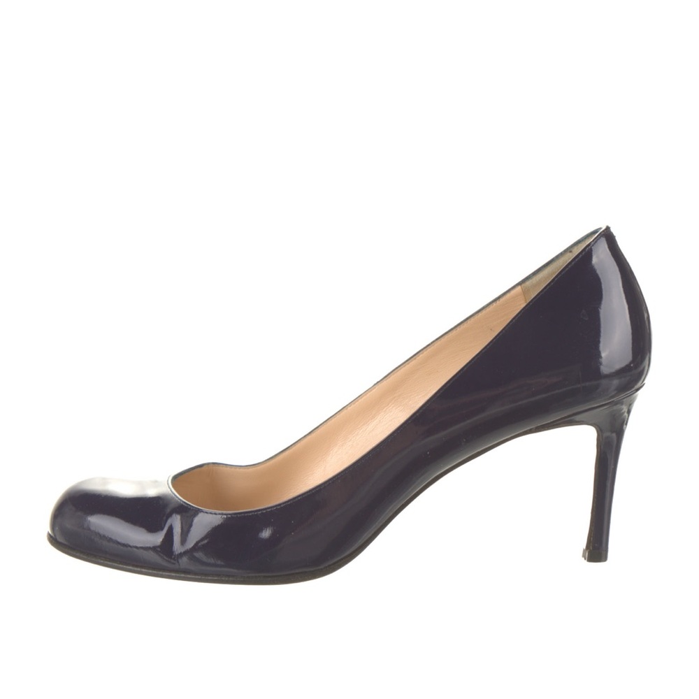 Christian Louboutin Blue Patent Leather Pumps